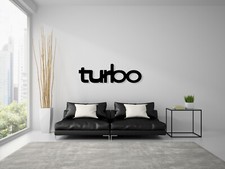 Saab Turbo Badge 31 inch Steel