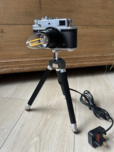 Vintage zorki camera lamp - camera,