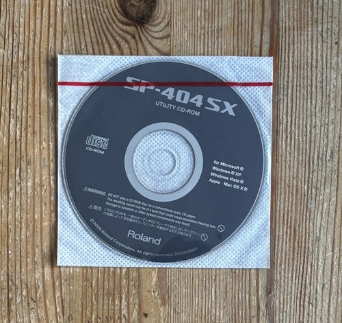 Roland sp404 utility rom - roland,