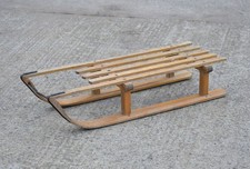 Vintage old wooden DONNAY sleigh wooden sledge snow sleigh - FREE DELIVERY