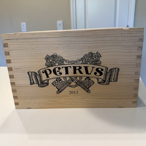 Petrus wooden wine crate box - petrus,