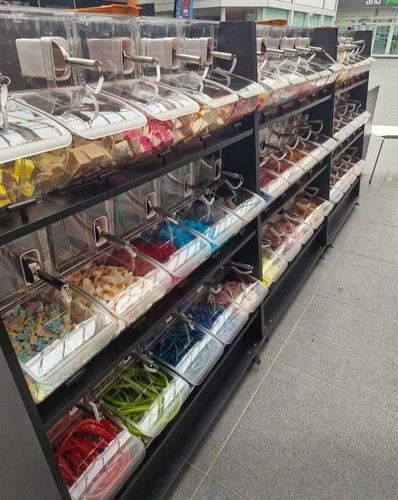 Pick mix display - pick, n