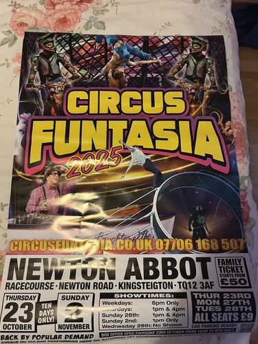 Large circus poster - large, funtasia