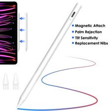 iPad Pencil Palm Rejection Magnetic Stylus Pen for Apple iPad 10 Pro Air 11" 13"