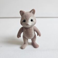 Sylvanian Families Vintage Mulberry Raccoon Father Mother Adult Figure Calico