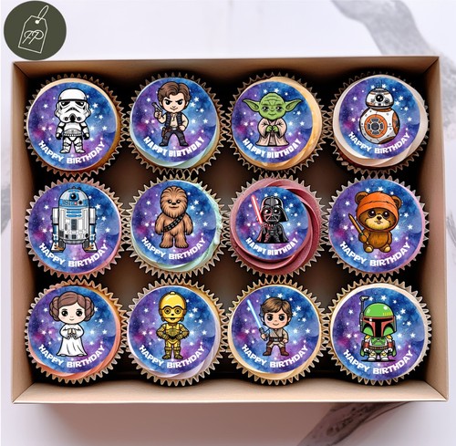 Star wars cupcake toppers - star,