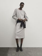 New MASSIMO DUTTI Grey WOOL