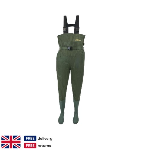 Fishing chest waders olive - fishing,