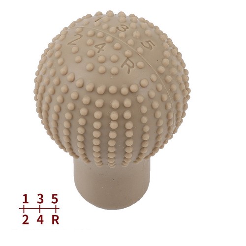 Beige silicone manual gear - manual,