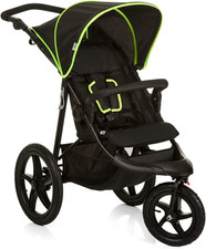 All Terrain 3 Wheel Baby Pushchair with Reclining Seat Rain Cover Stroller Buggy