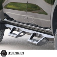 Mitsubishi L200 Series 5 2015-2019 Heavy Duty T32 Steel Side Steps