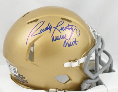 Rudy ruettiger signed notre - signed,