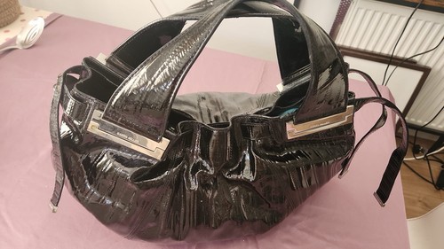 Karen millen black patent - millen,