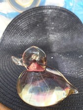 wedgewood Glass Duck Figurine/