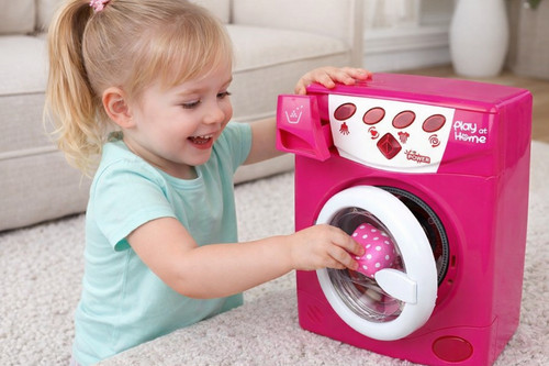 Kids toy washing machine pink - kids,