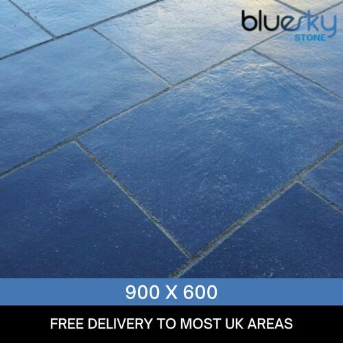 Black limestone paving slabs - slabs, |