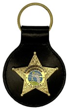 STATE OF FLORIDA SHERIFF'S OFFICE KEY FOB: Gold