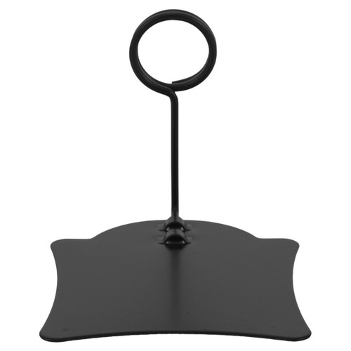 Black metal price label - black,