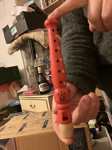 Child wooden recorder - child’s,
