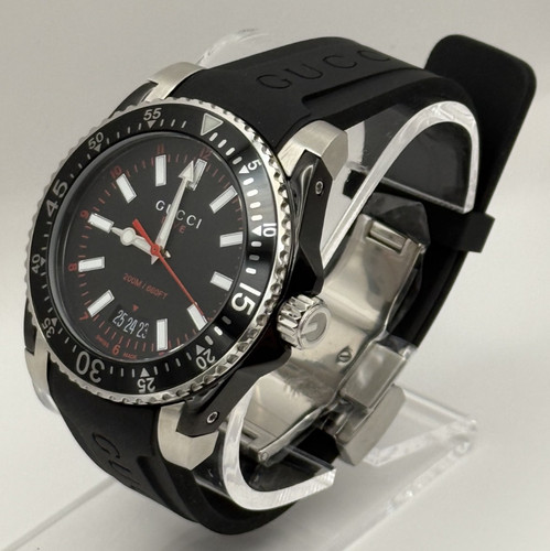 Gucci dive quartz black - gucci, dial