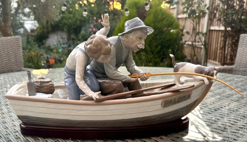 Lladro 5215 fishing with - lladro,