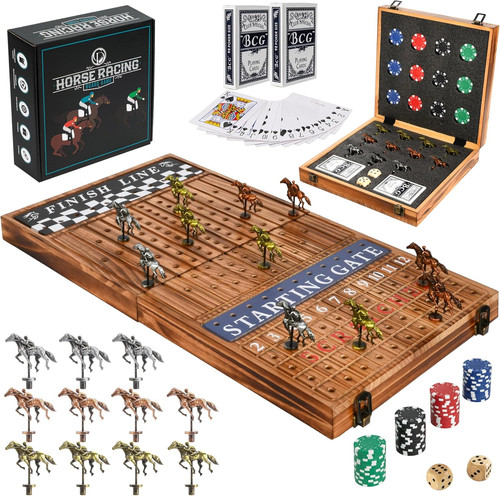 Horse racing board game - horse,