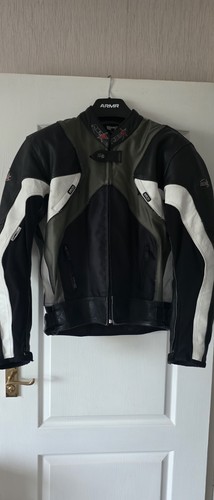 Rst leather motorcycle jacket - rst,