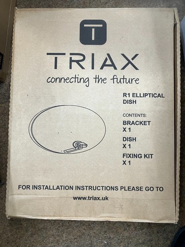 Satellite dish with quad lnb - with,