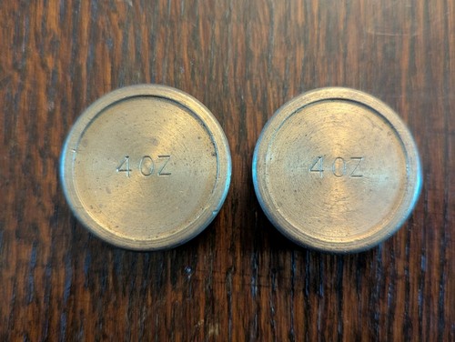 Matching circle brass 4oz - 2x,