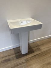 Hansgrohe Basin & Ped, Single Tap Hole, 600mm , Brand New, Boxed.