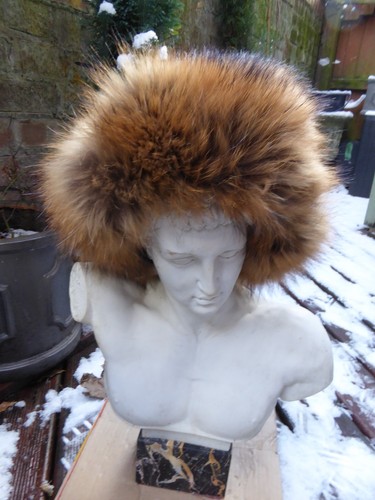 Men genuine fox - men's, hat