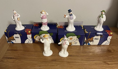 Coalport the snowman piece - coalport,