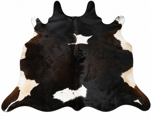Natural cowhide rug genuine - cowhide,