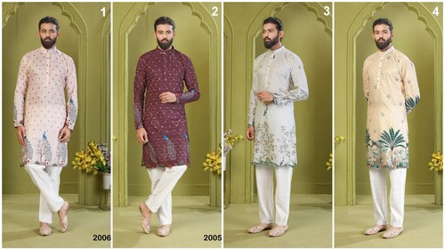Kurta pajama set - kurta, men's