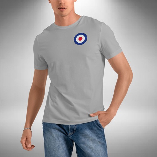 Mod shirt scooter raf target - mod, t-shirt