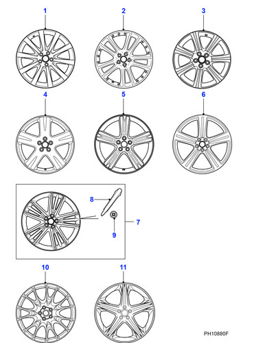 Jaguar alloy road wheel - road, 5.0