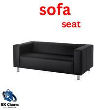 IKEA Klippan (Bomstad Black) 2 Seat Sofa In Near Perfect Condition