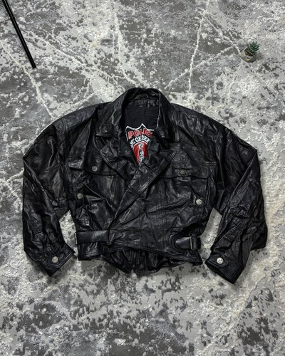 Vintage police leather - vintage, jacket