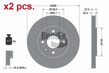 X2 PCS FRONT BRAKE DISC ROTOS