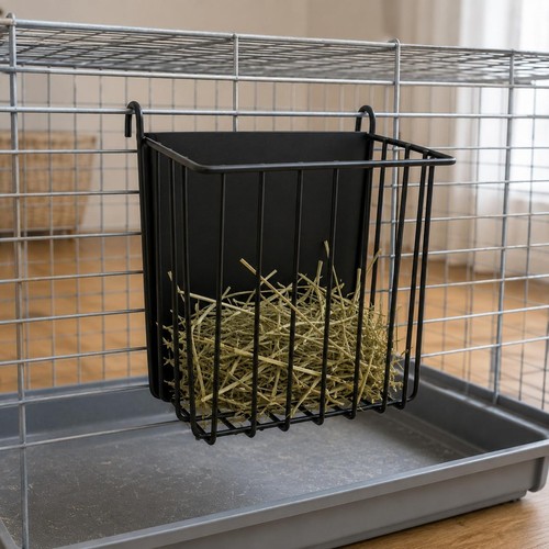 Metal hay feeder - hay,