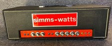Simms Watt  MK II , British , EL34s , Mick Ronson , Arctic Monkeys  1970s  Black
