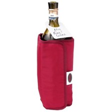 Wine Bottle Chiller Sleeve Cooler or Warmer Reusable Gel Pad Dual Wrap Slip On