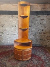 VINTAGE TEAK NATHAN CORNER CABINET