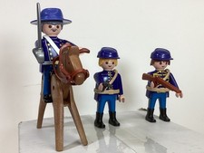 3 Playmobil Union Yankee Civil