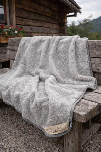 Pure 100 merino wool blanket - pure, 100%