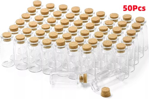 50x clear glass bottles - glass,