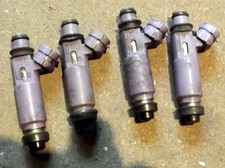 Fuel injector set, Mazda MX-5 1.8 mk2.5 VVT, MX5, lilac, 4 x injectors, USED