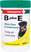 Vetzyme B plus E Dog Vitamins