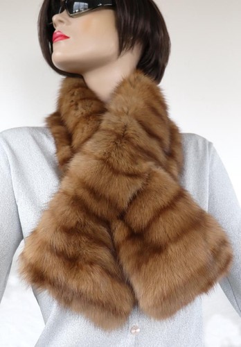 Fur scarf sable - stole,