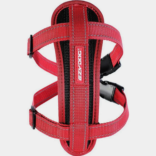 Ezydog red chest plate - red, harness